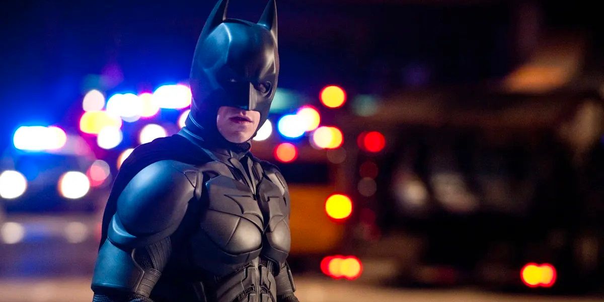 Christian Bale in the Batman cowl