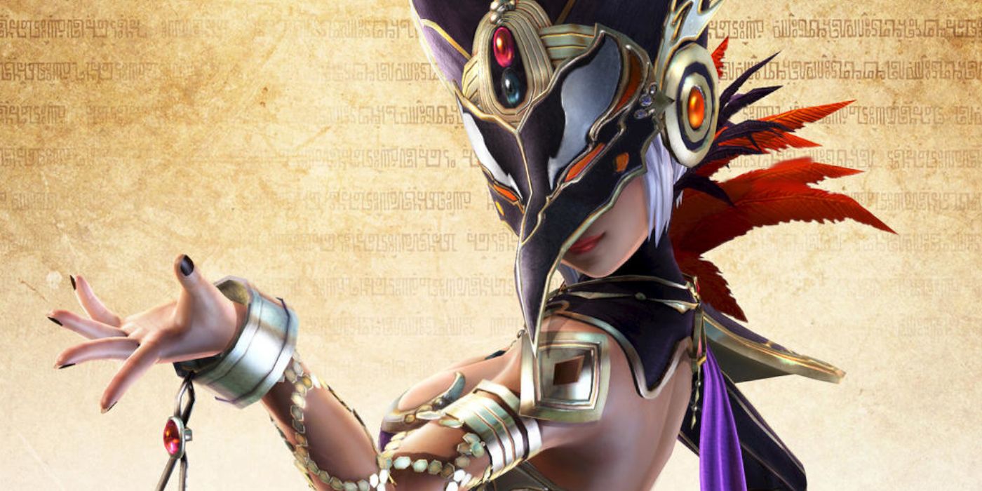 Cia poses in promotional material for Hyrule Warriors