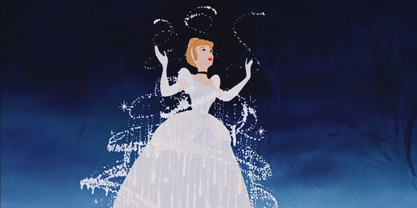 Cinderella's dress transformation