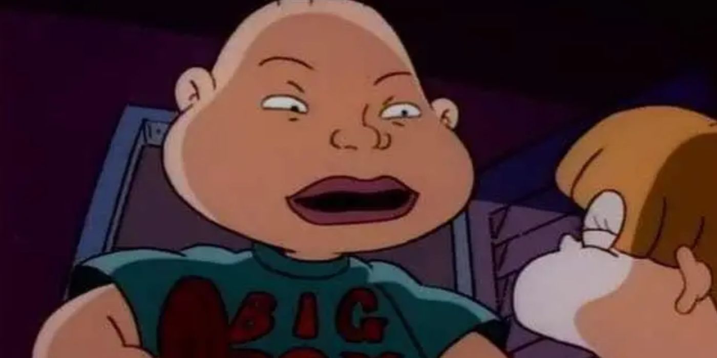 Close up of Angelica's brother in Rugrats