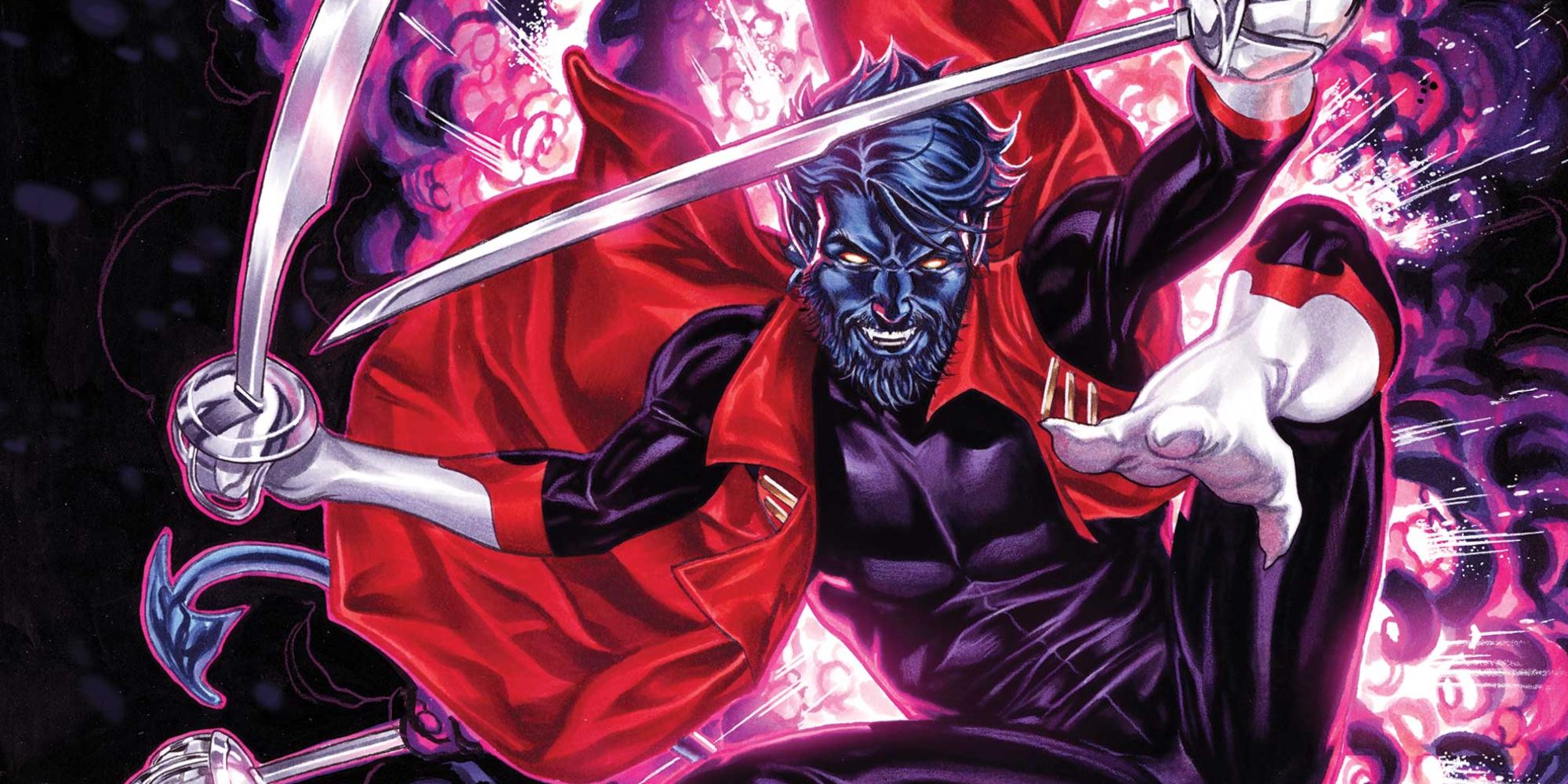 Noturno se teletransporta na capa de Immortal X-Men #7.
