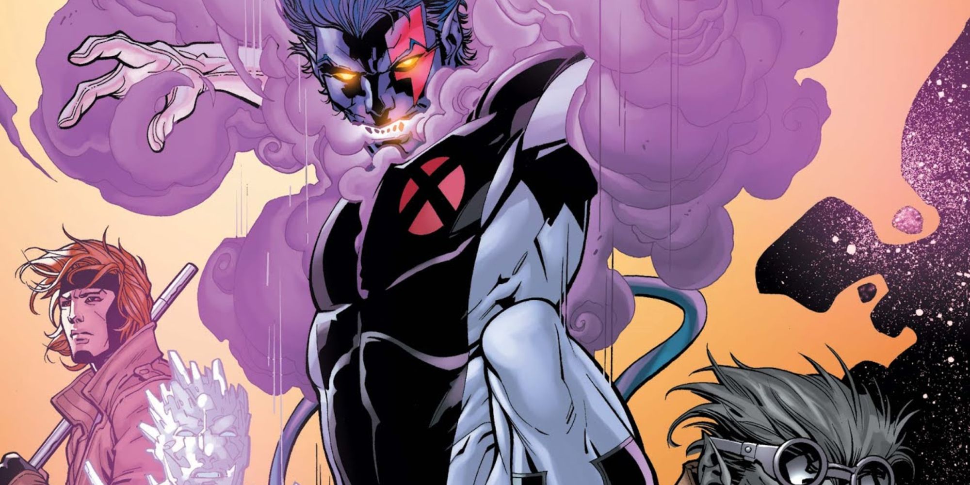 Nightcrawler teleports in Uncanny X-Force comics.