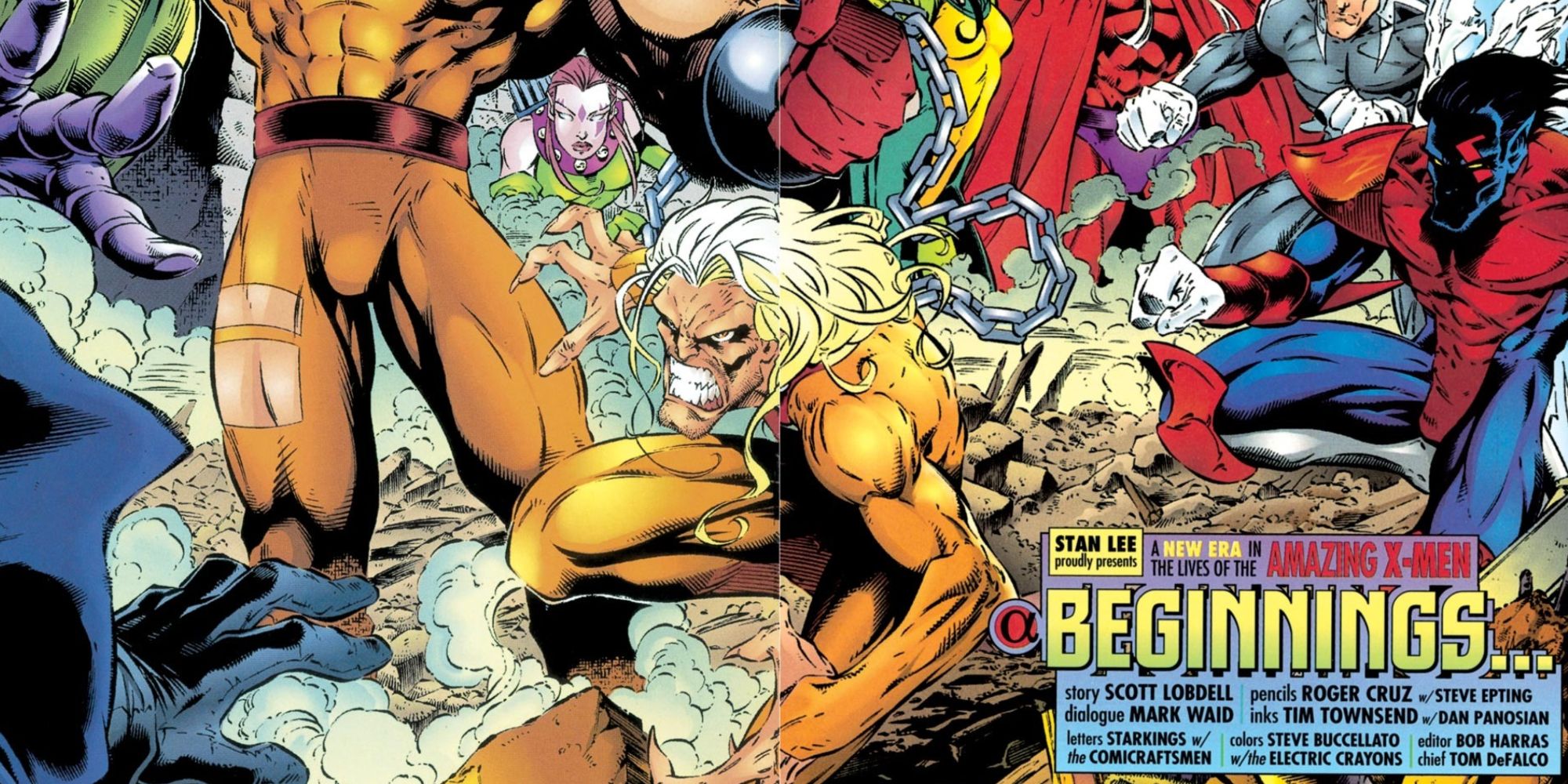 Nightcrawler appears with Wild Child in X-Men: Alpha #1 comic.