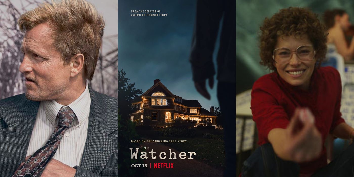 Stills from The Watcher and shows like it.