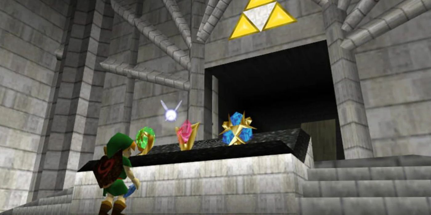 A screenshot of Legend of Zelda: Ocarina of Time