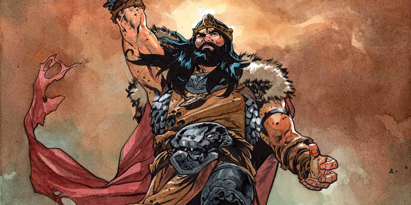 Conan, o Bárbaro da Marvel Comics como Rei