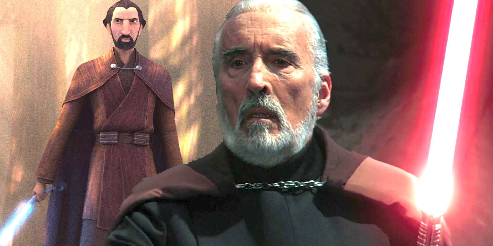 Count Dooku in Star Wars Prequels and Tales of the Jedi