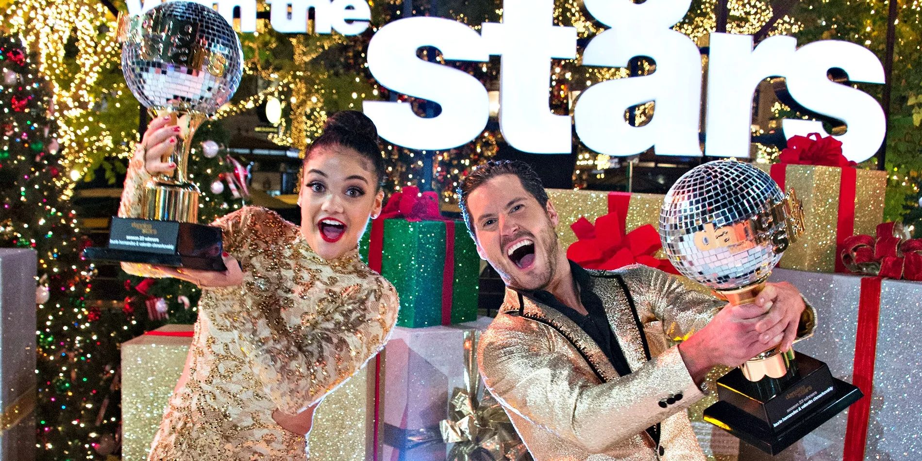 DWTS season 23 winners Lauren Hernandez and Val Chmerkovskiy