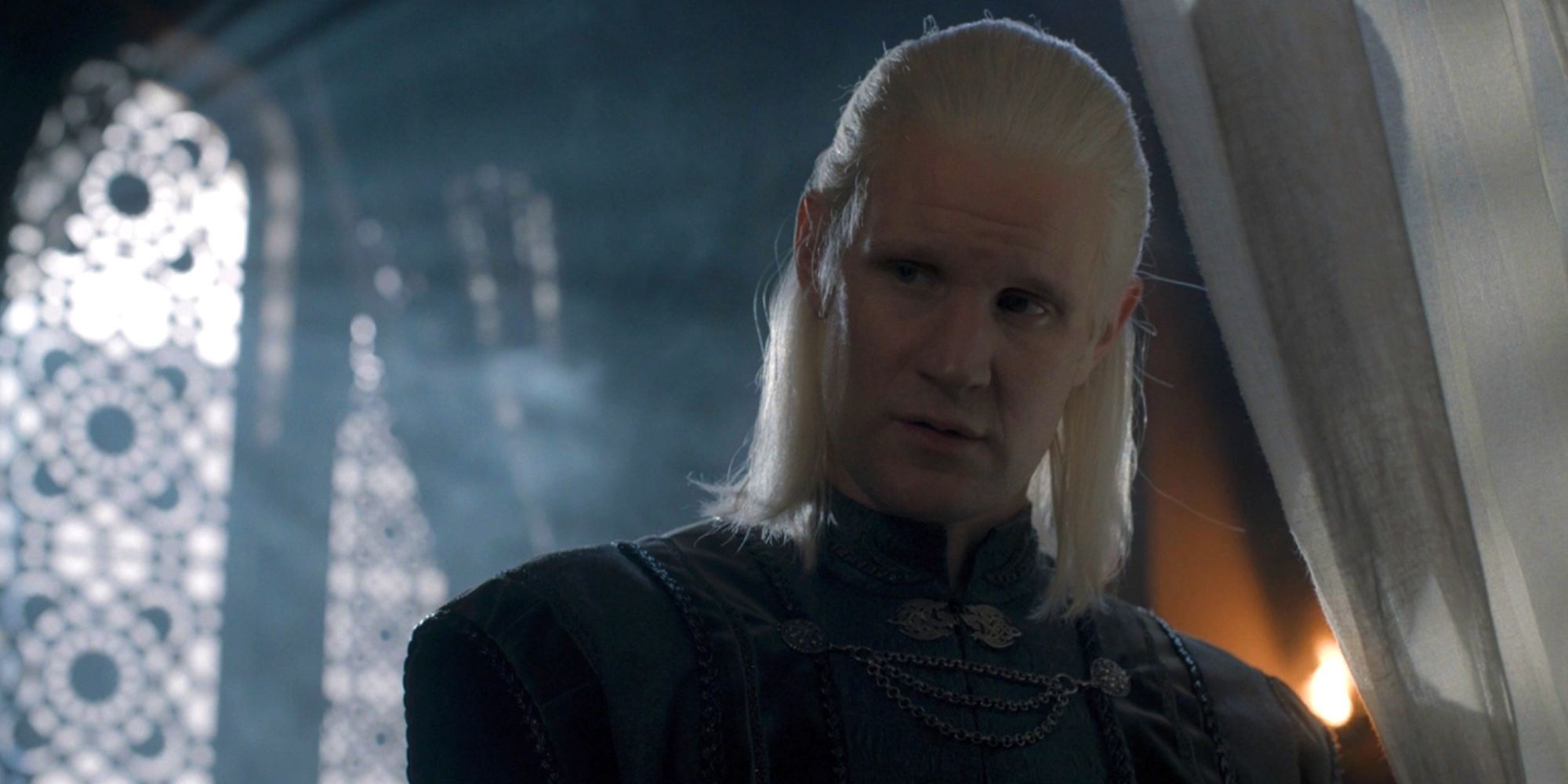 Matt Smith como Daemon Targaryen em House Of The Dragon Episódio 8