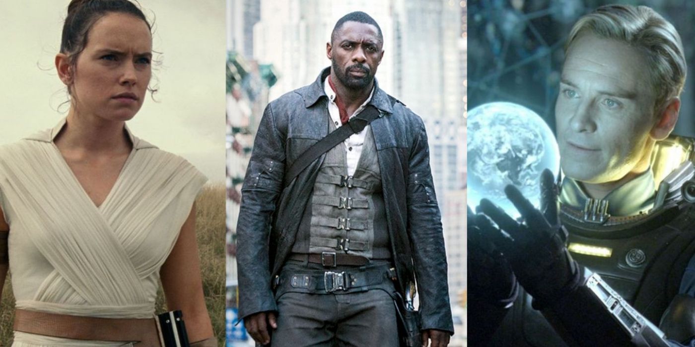 Daisy Ridley in Star Wars, Idris Elba in The Dark Tower and Michael Fassbender in Prometheus (1)