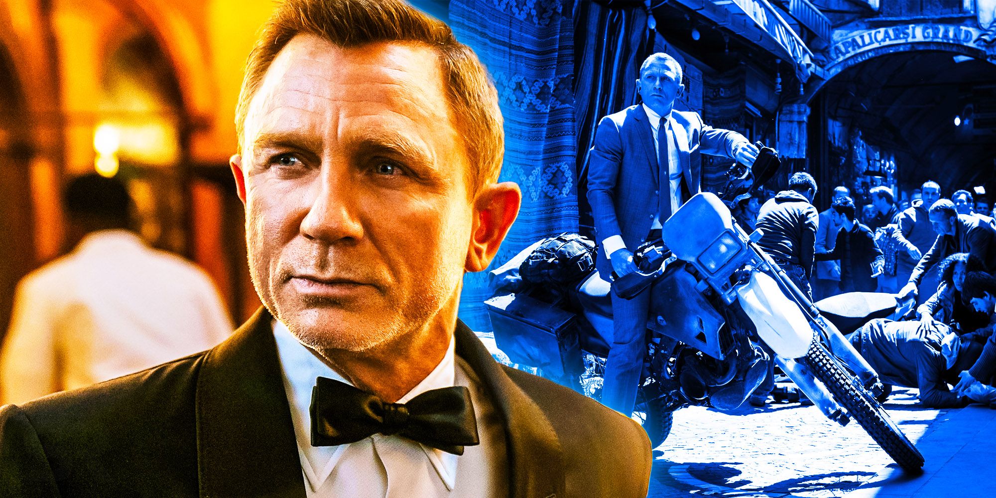 Daniel Craig James Bond action scene