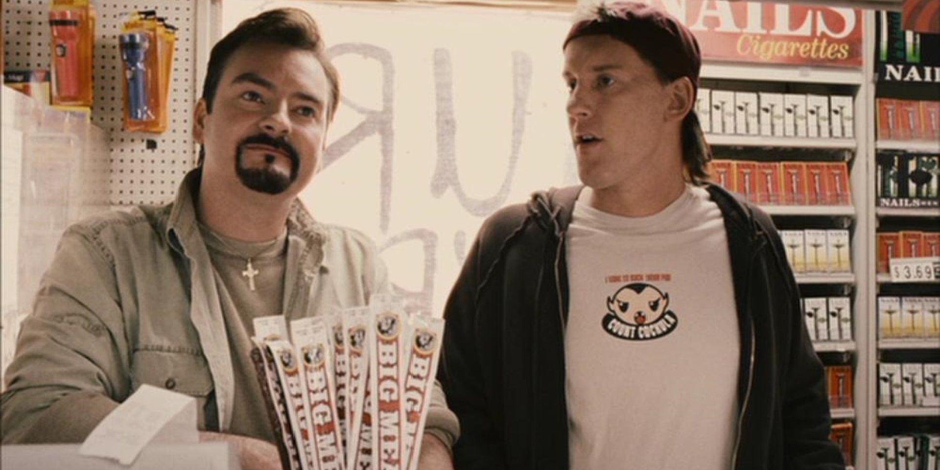 Dante and Randal in the Quick Stop at the end of Clerks 2