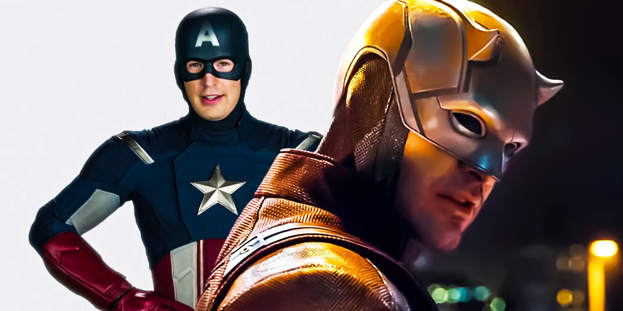 Steve Rogers Captain America in Spider-Man Homecoming and Daredevil in She-Hulk