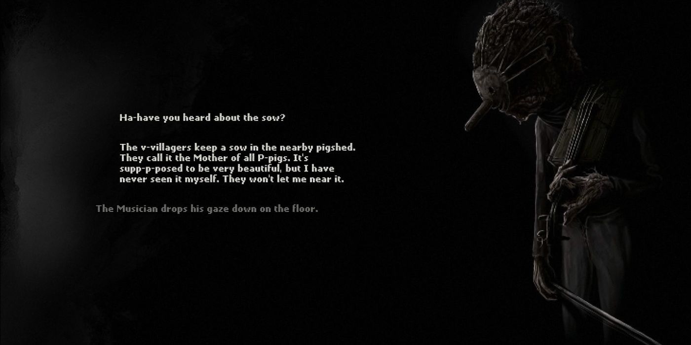 Still image from the game Darkwood.
