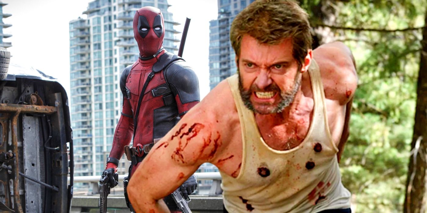 Custom image of Hugh Jackman angry as Wolverine and Deadpool.