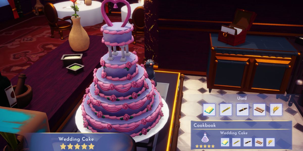 Wedding Cake in Disney Dreamlight Valley