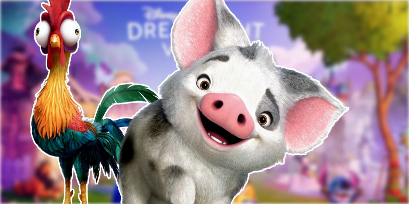 Disney Dreamlight Valley Blurred Background With Pua Overlay