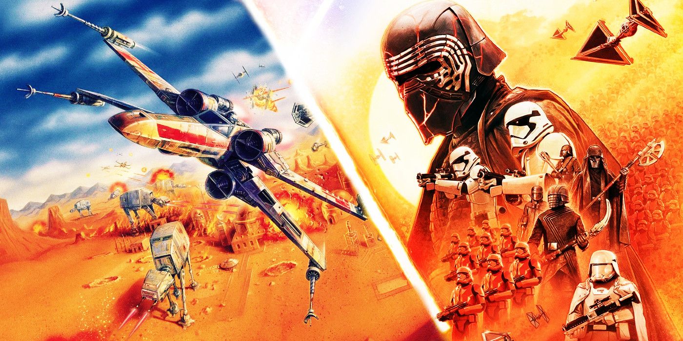 Disney Star Wars Películas Secuela Trilogía ilustraciones Rogue Squadron 