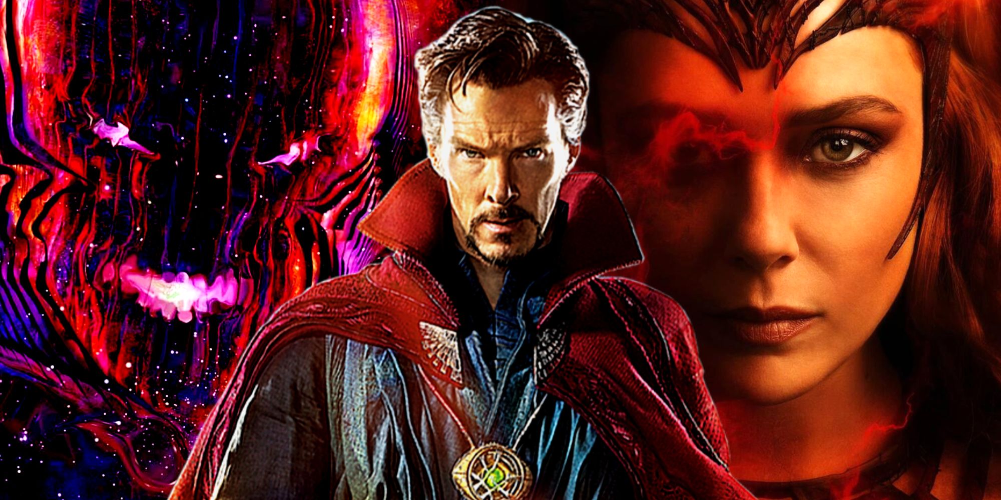 Doctor Strange's MCU Villains Dormammu and Scarlet Witch