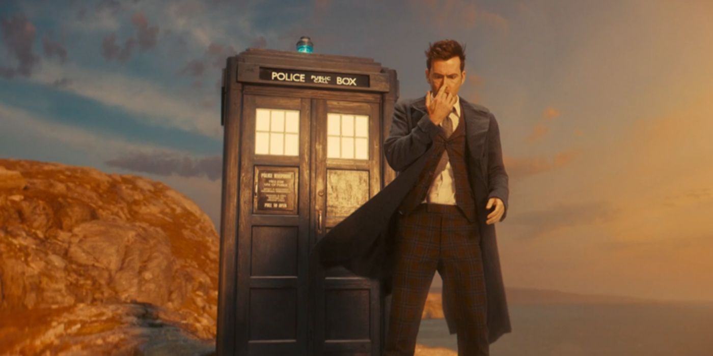 Doctor Who David Tennant regenerating into the Doctor for the second time