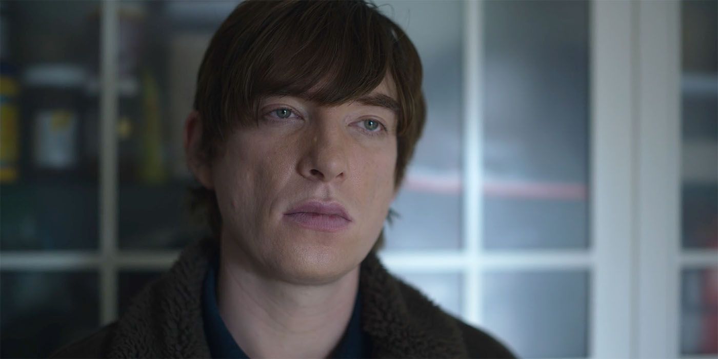 Domhnall Gleeson as Sam looks despondent in The Patient