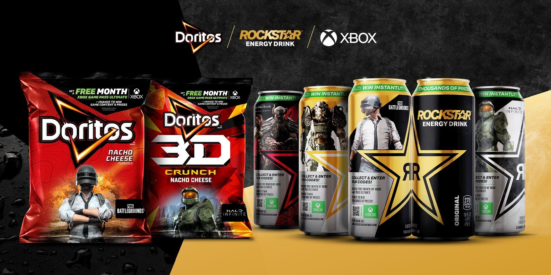Doritos Xbox and Rockstar combination promotion.