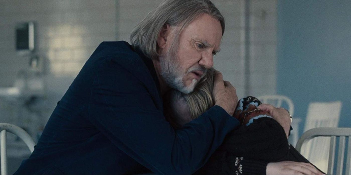 Dr. Samuel Loomis and Michael hugging.