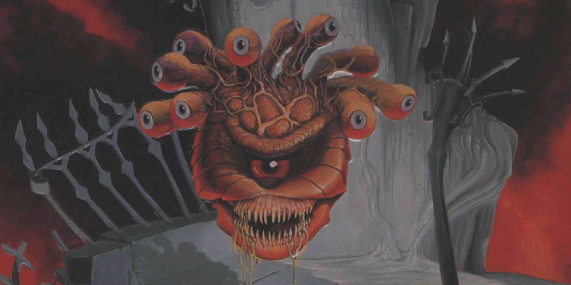 Dungeons & Dragons artwork of a menacing Beholder