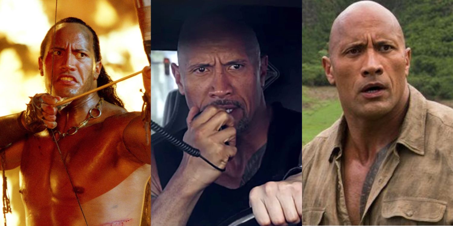 Daily Movies - Dwayne The Rock Johnson in 4 separate movies 😲