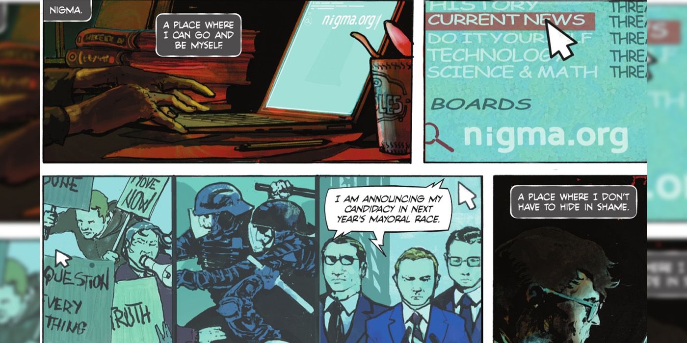 E Nigma Becomes The Riddler DC Comics Paul Dano