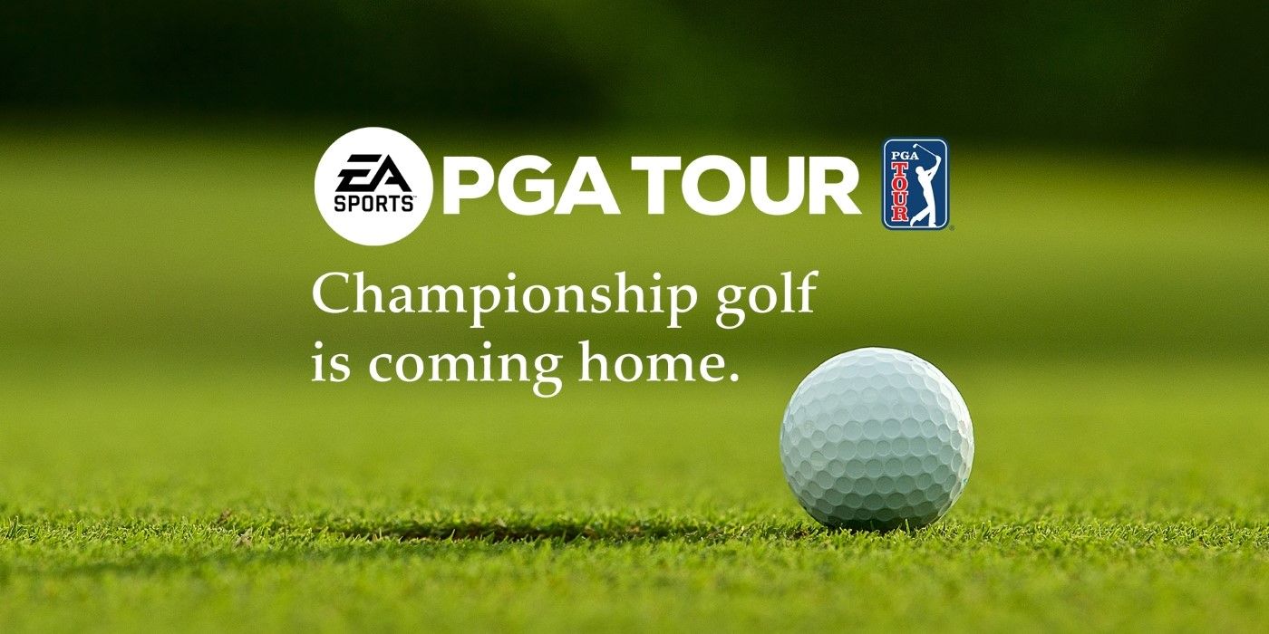Cartaz mostrando o retorno da parceria EA Sports e PGA Tour