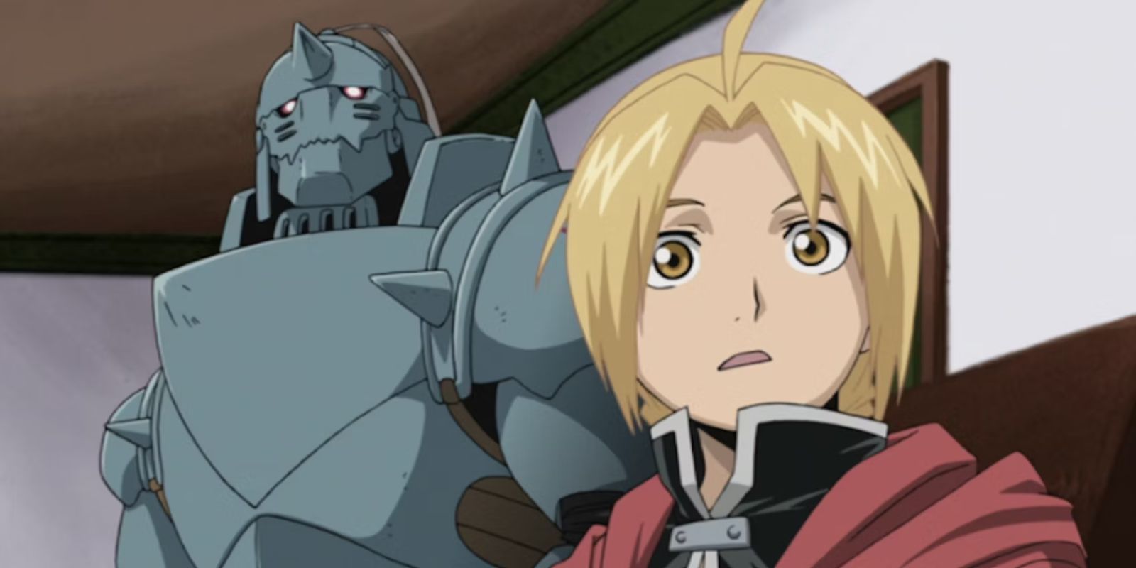 Edward and Alphonse Elric in Fullmetal Alchemist 2003 anime