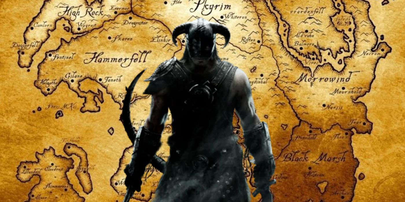 Elder Scrolls Tamriel map