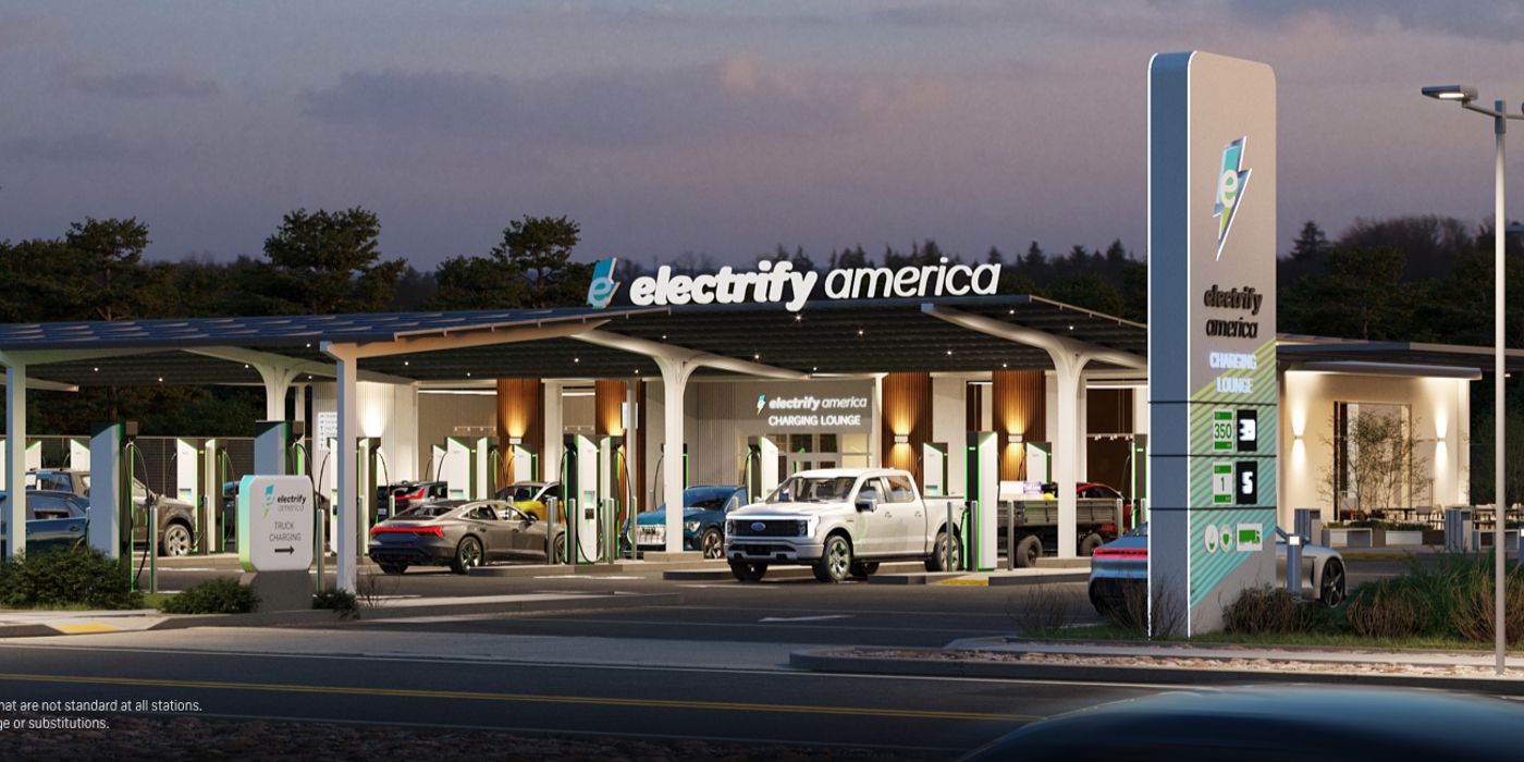 Photo of Electrify America station