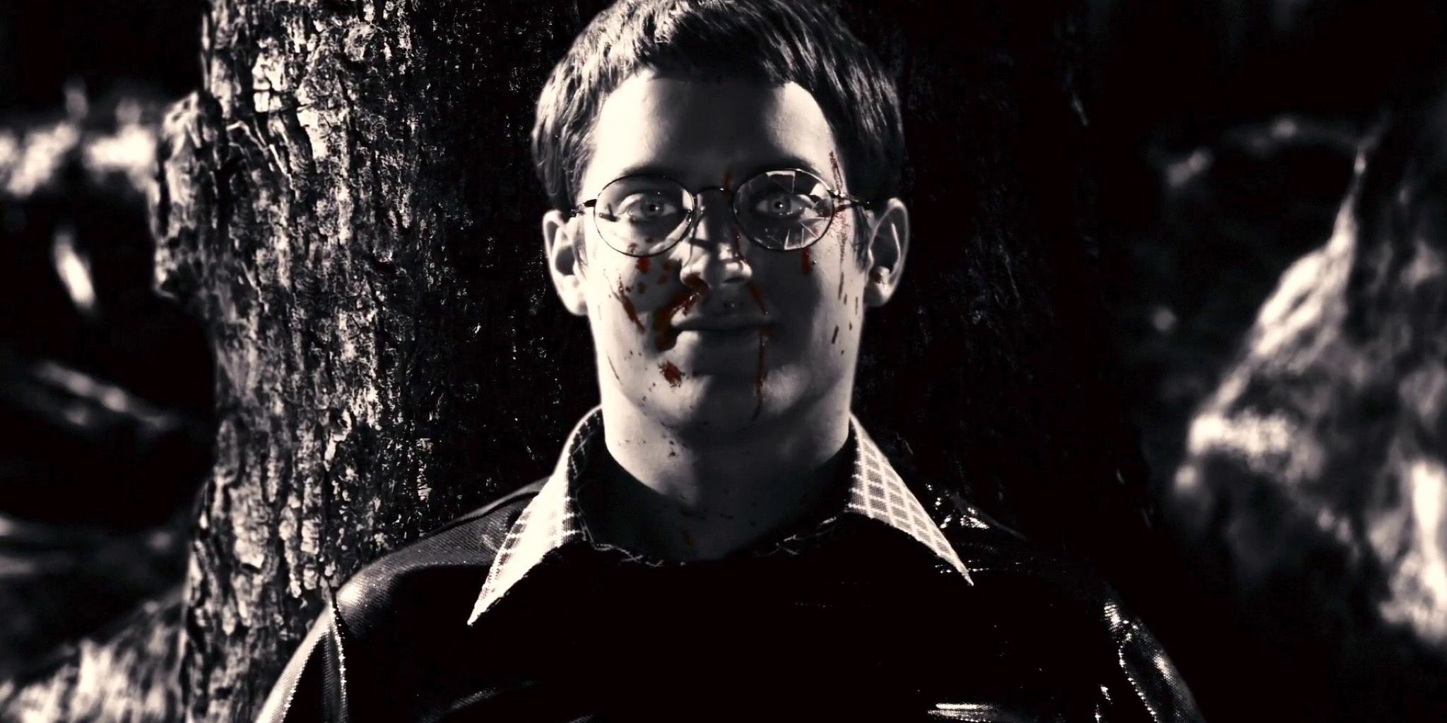 Elijah Wood as Kevin in Sin City (2005) smiling