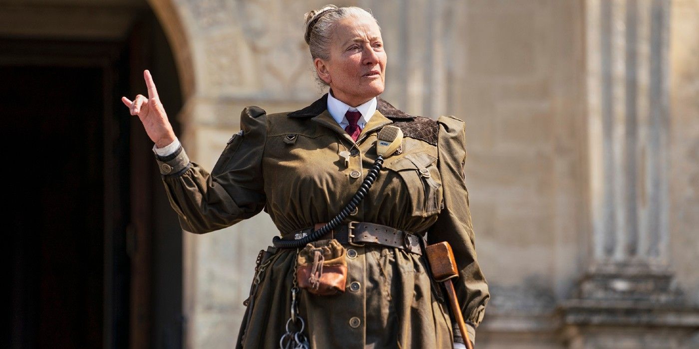 Emma Thompson as Mrs, Trunchbull in Matilda The Musical