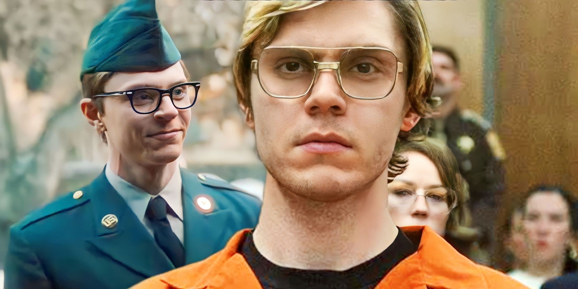 Evan Peters als Jeffery Dahmer in der Netflix-Serie „Monsters“.