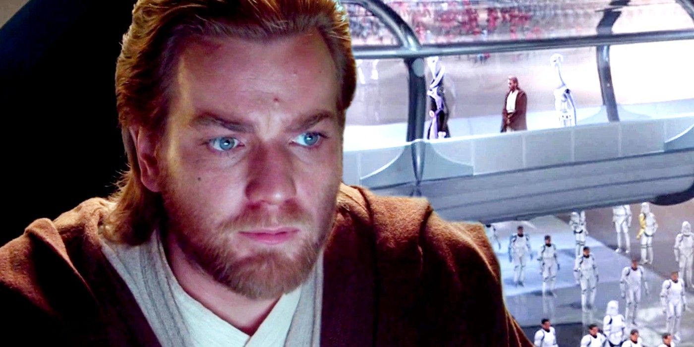 Ewan McGregor as Obi Wan Kenobi and Kamino in Star Wars Attack of the Clones