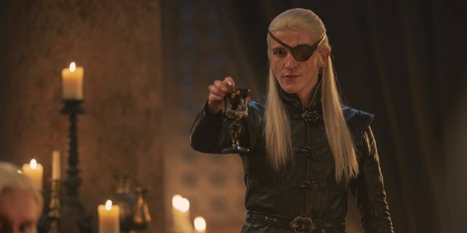 Ewan Mitchell como Aemond Targaryen (Reprodução / HBO)