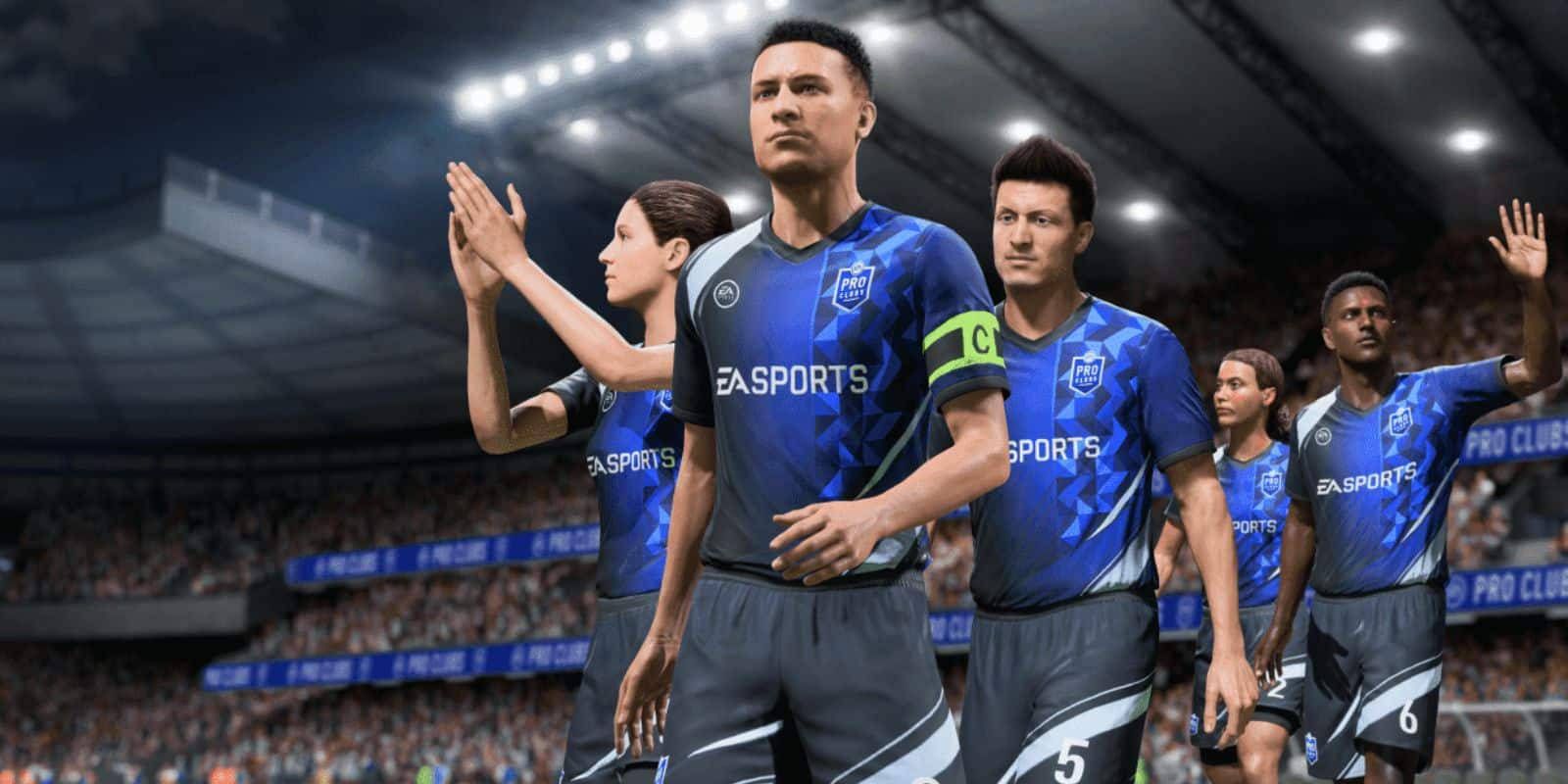 FIFA 23 Pro Clubs Team Shot Five Players of Eleven in Unique Game Rode, Either Winning Game or Getting Ready to Play