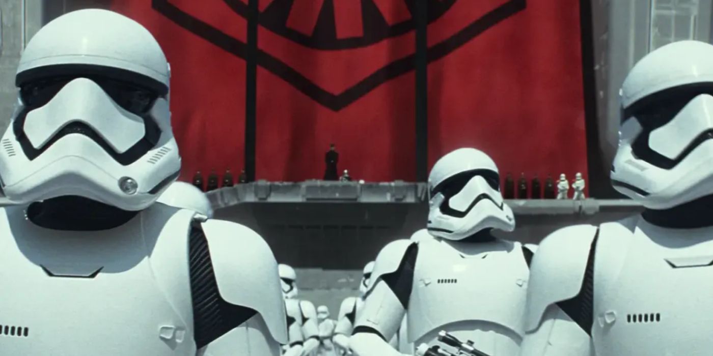 Stormtroopers da Primeira Ordem em Star Wars O Despertar da Força