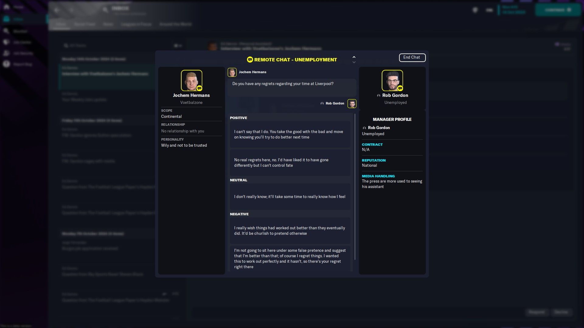 Football Manager 2023 Interview