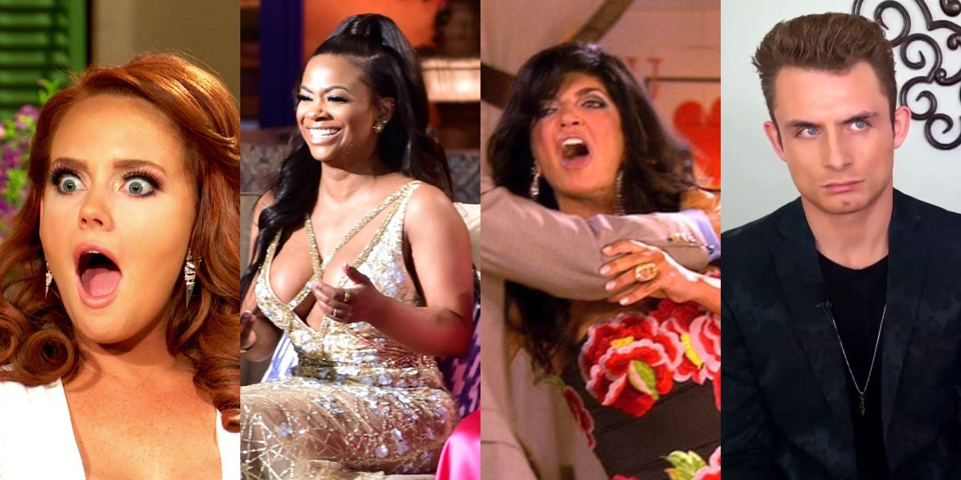 Four spit images of VPR cast from season 8 reunion
