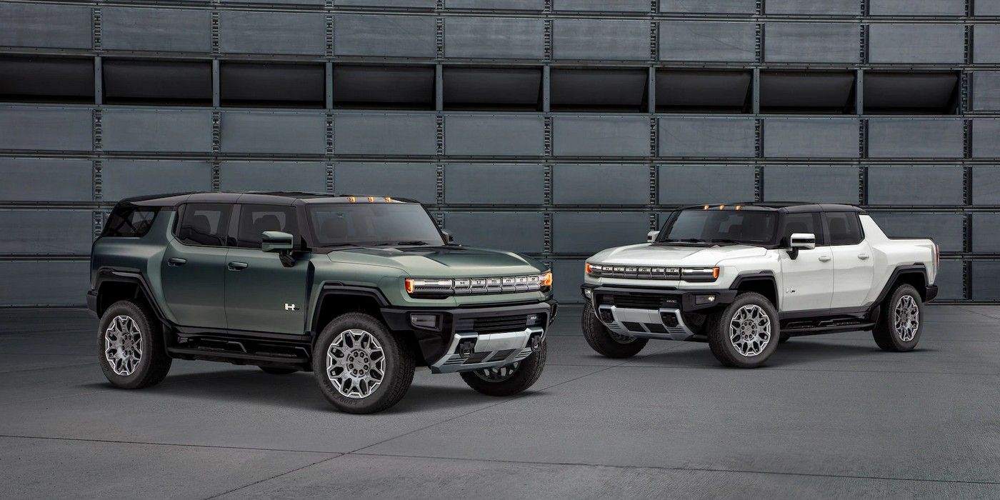 GMC Hummer EV pickup and SUV