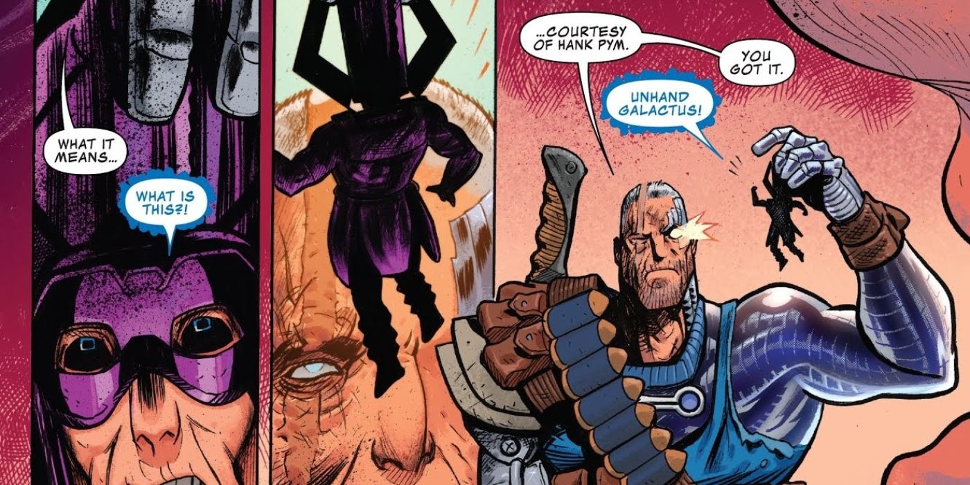 Galactus can be killed by Stilt-Man.
