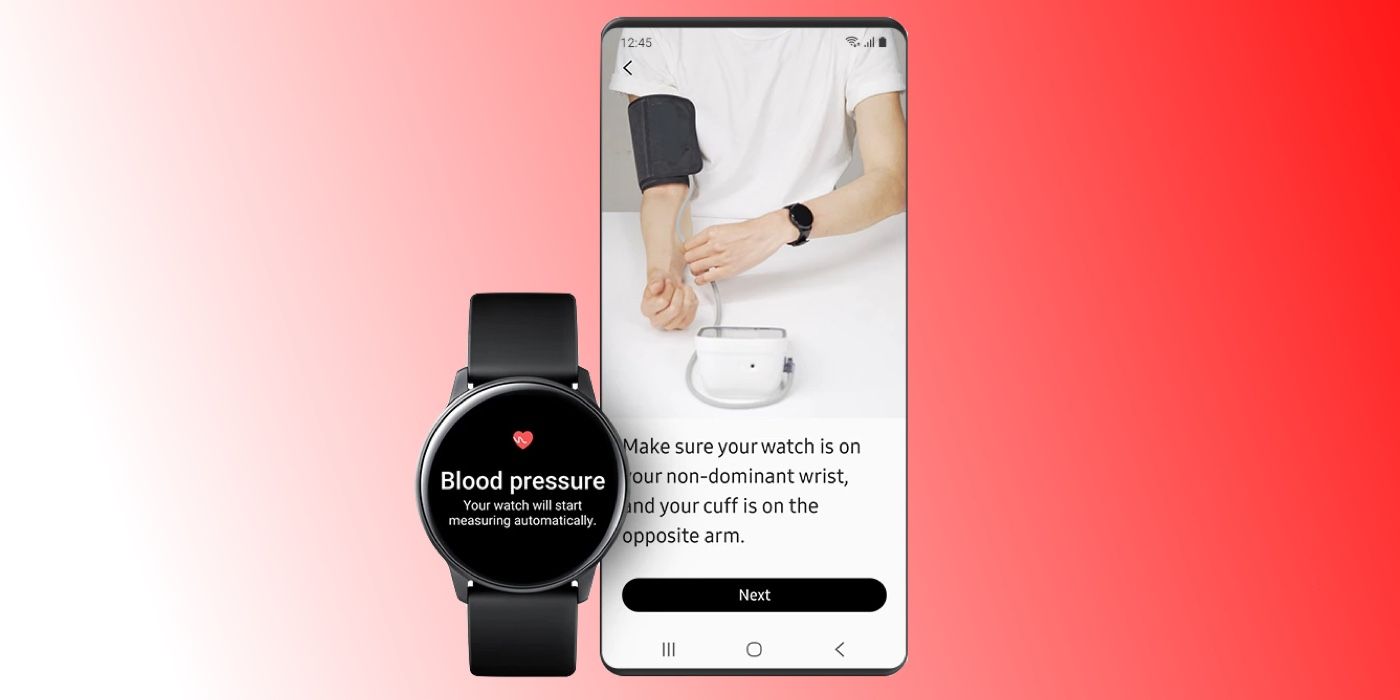 Galaxy Watch 4 Blood Pressure Monitor