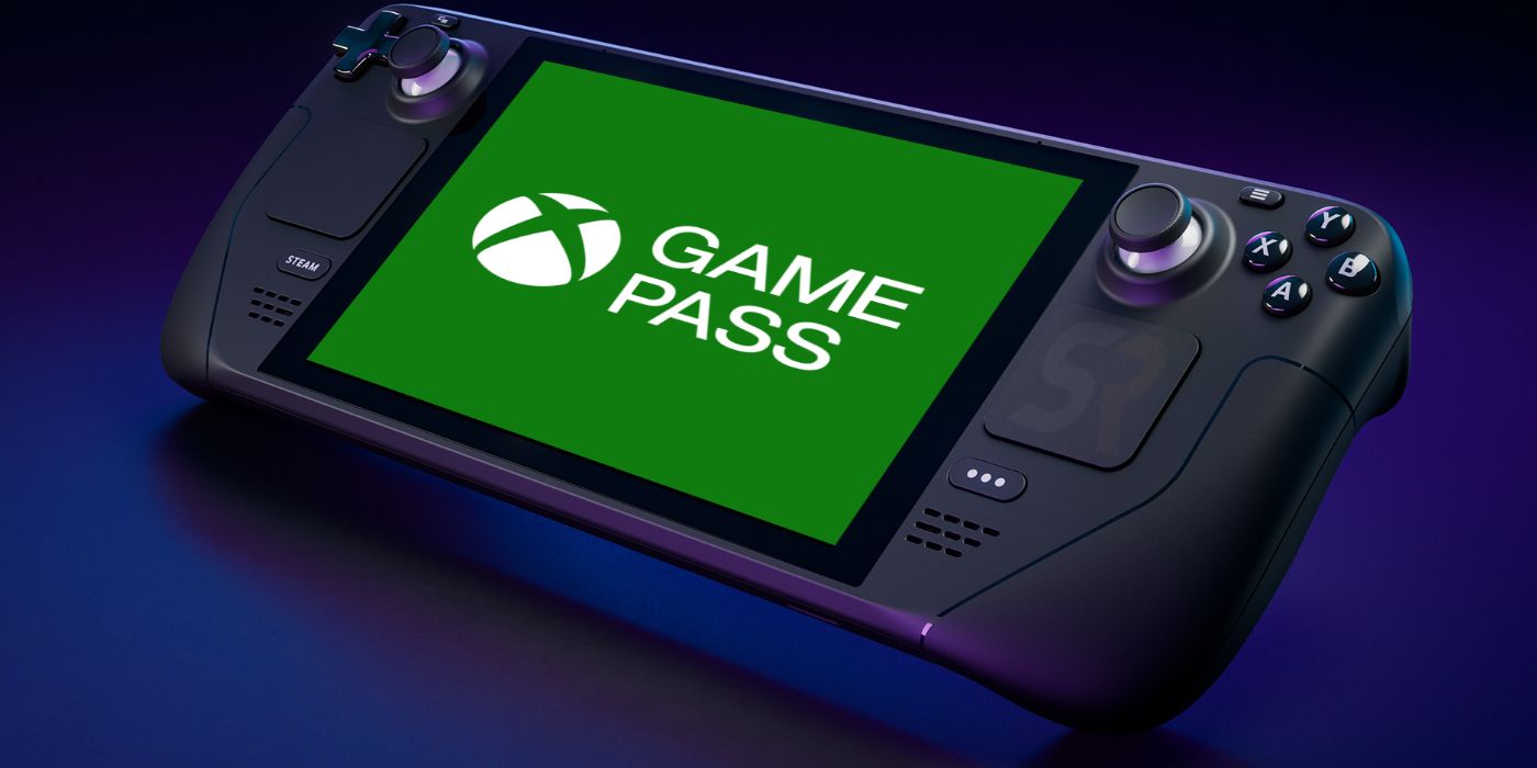 Game Pass Logo Screen on a Steam Deck