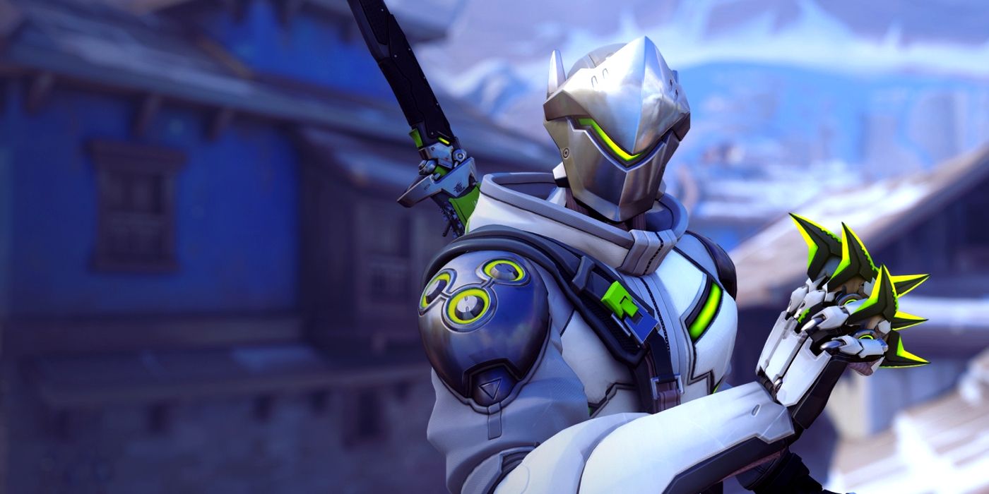 Genji Overwatch 2 Holding Shuriken