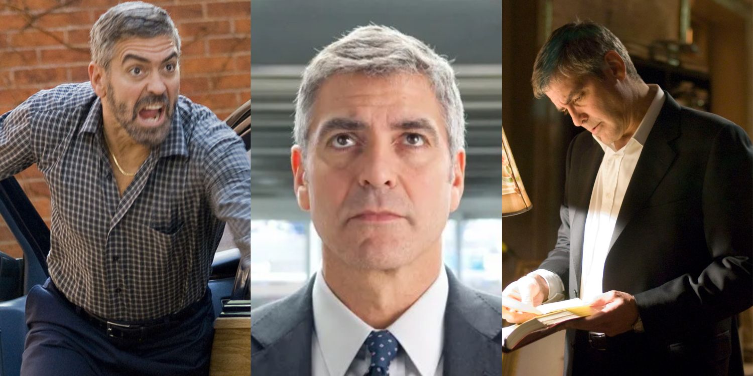 George Clooney in Burn After Reading, Up In The Air and Michael Clayton