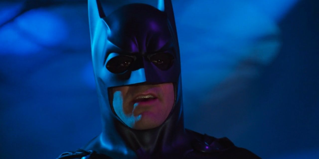 George Clooney in the Batman cowl